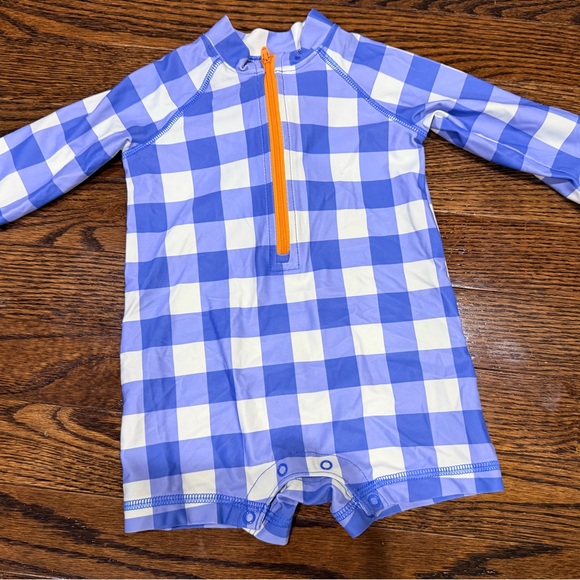 Bright Floral & Gingham Rash Guard Swim Sets 3-6M Bundle – Primary - Picture 4 of 7